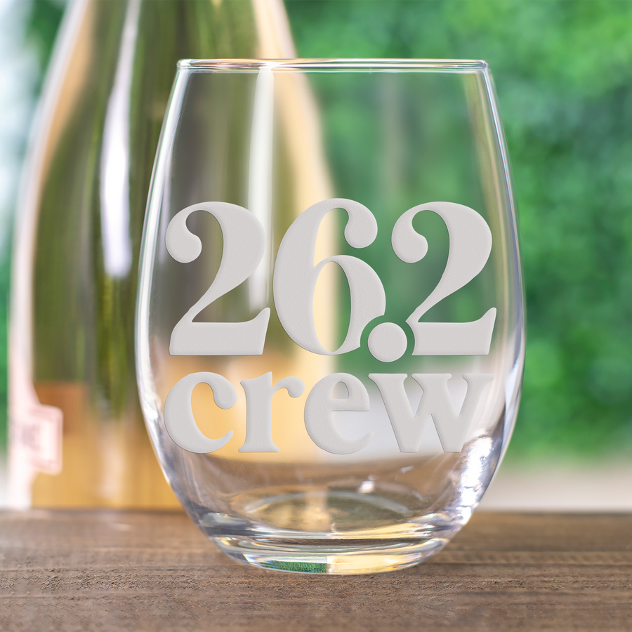 26 Dot 2 Marathon Stemless Wine Glass