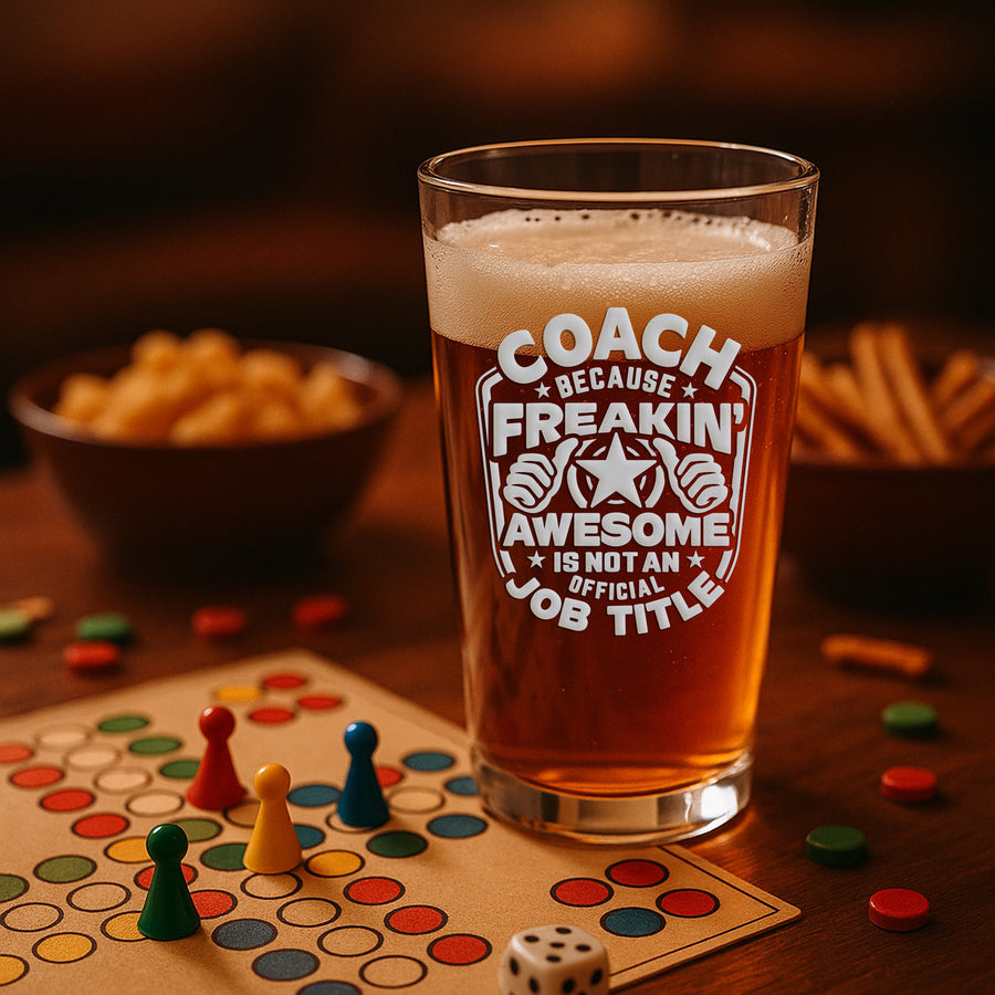 Awesome Job Coach Pint Glass