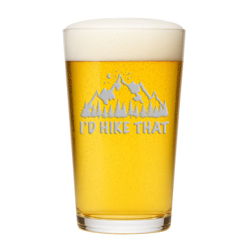 Id Hike That Pint Glass