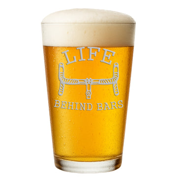 Life Cycling Bars Pint Glass