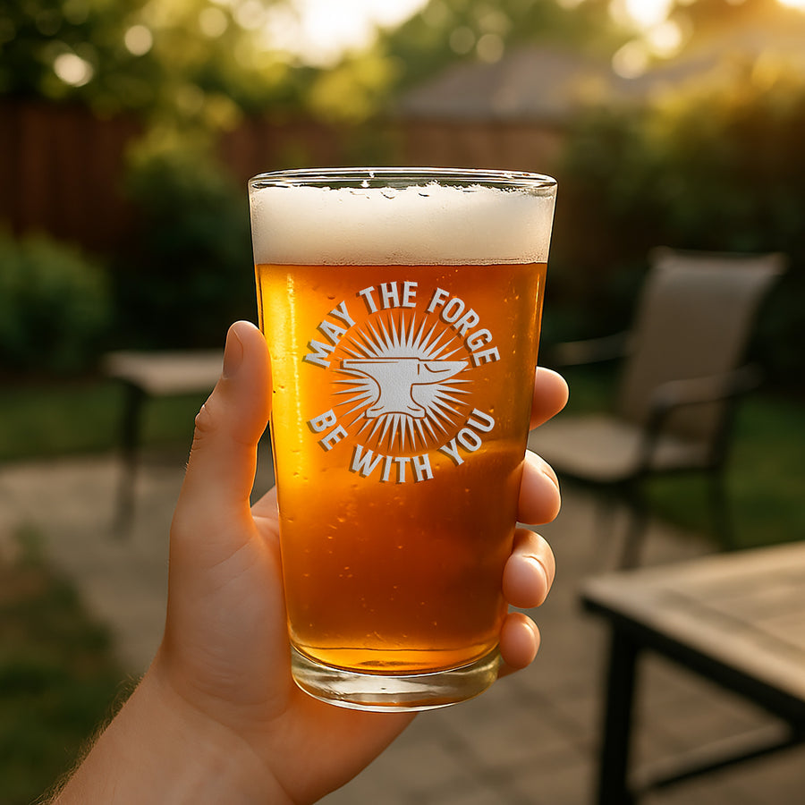 May Forge Blacksmith Pint Glass
