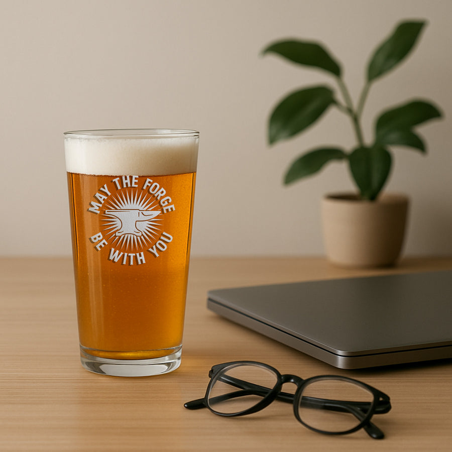 May Forge Blacksmith Pint Glass