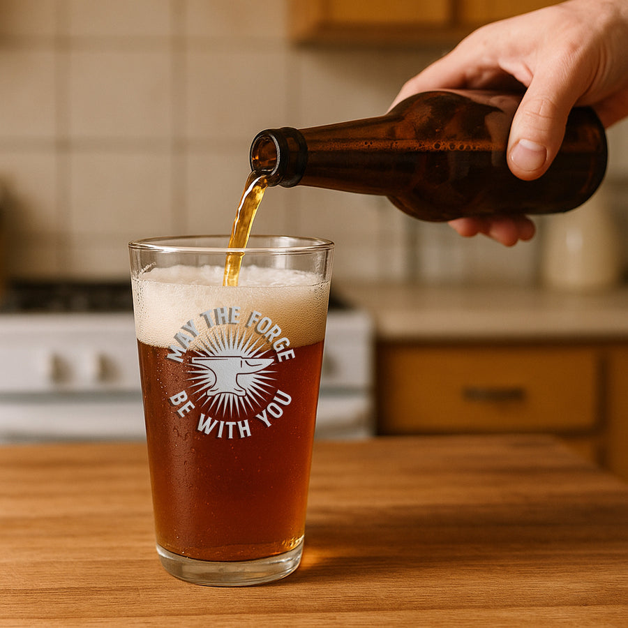 May Forge Blacksmith Pint Glass