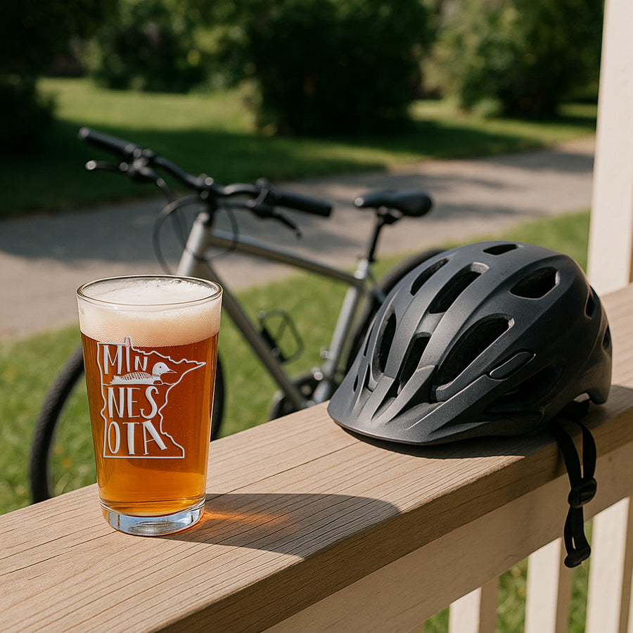 Minnesota Duck Pint Glass