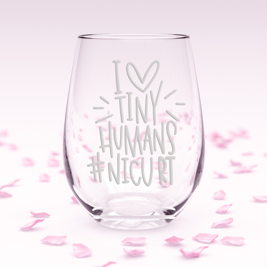 Tiny Humans Nicu Rt Stemless Wine Glass