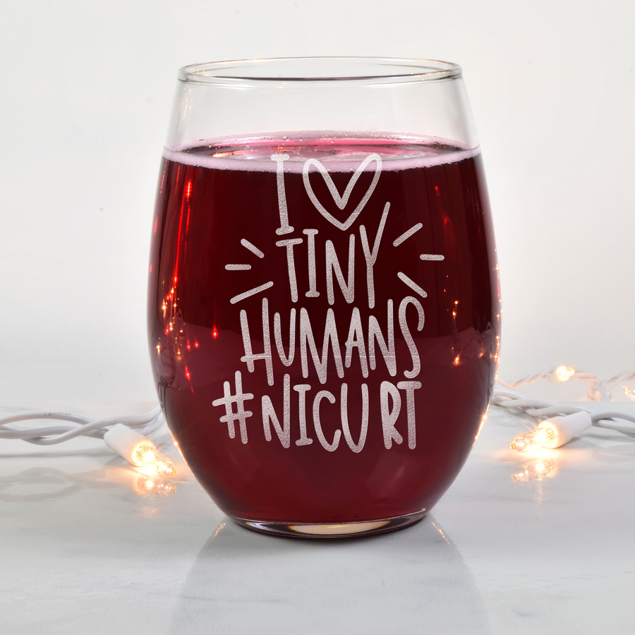 Tiny Humans Nicu Rt Stemless Wine Glass