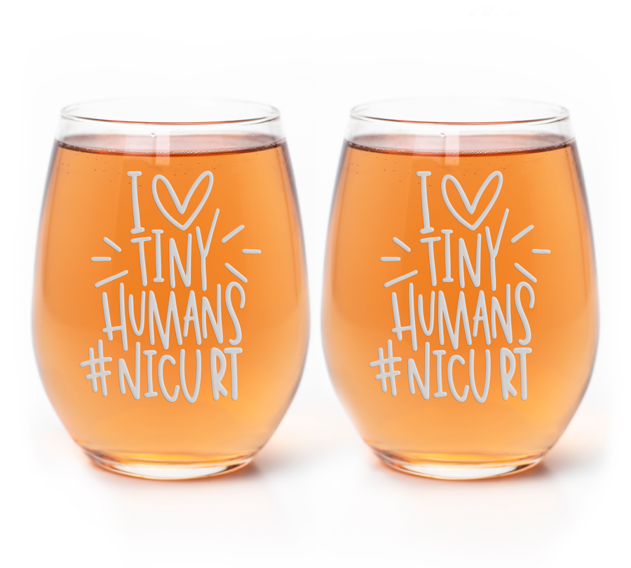 Tiny Humans Nicu Rt Stemless Wine Glass