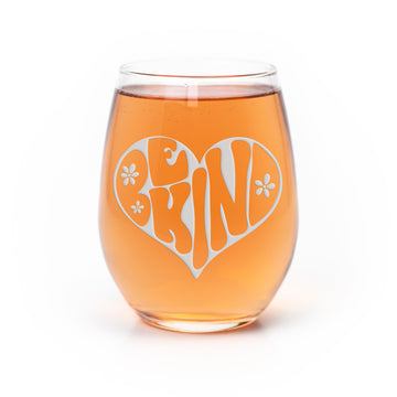 Be Kind Stemless Wine Glass