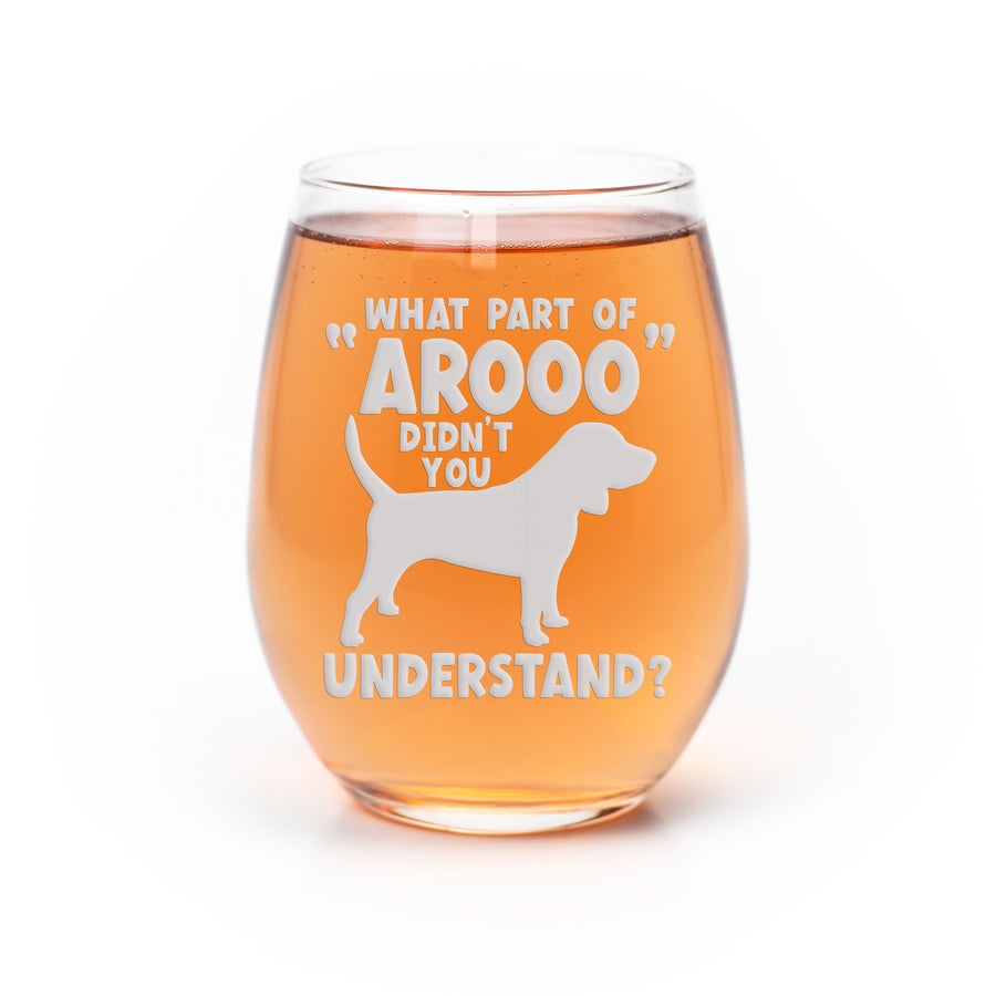 Beagle Aroo Understand Stemless Wine Glass