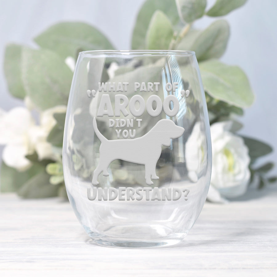 Beagle Aroo Understand Stemless Wine Glass
