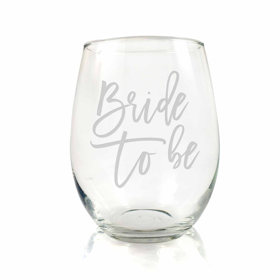 Bride To Be Stemless Wine Glass