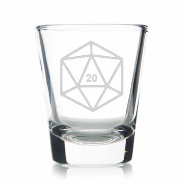 D20 Dnd Dice Standard Shot Glass