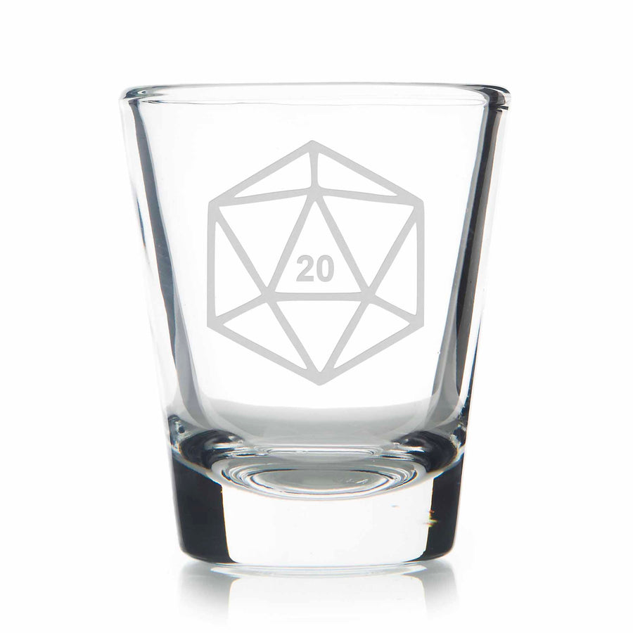 D20 Dnd Dice Standard Shot Glass
