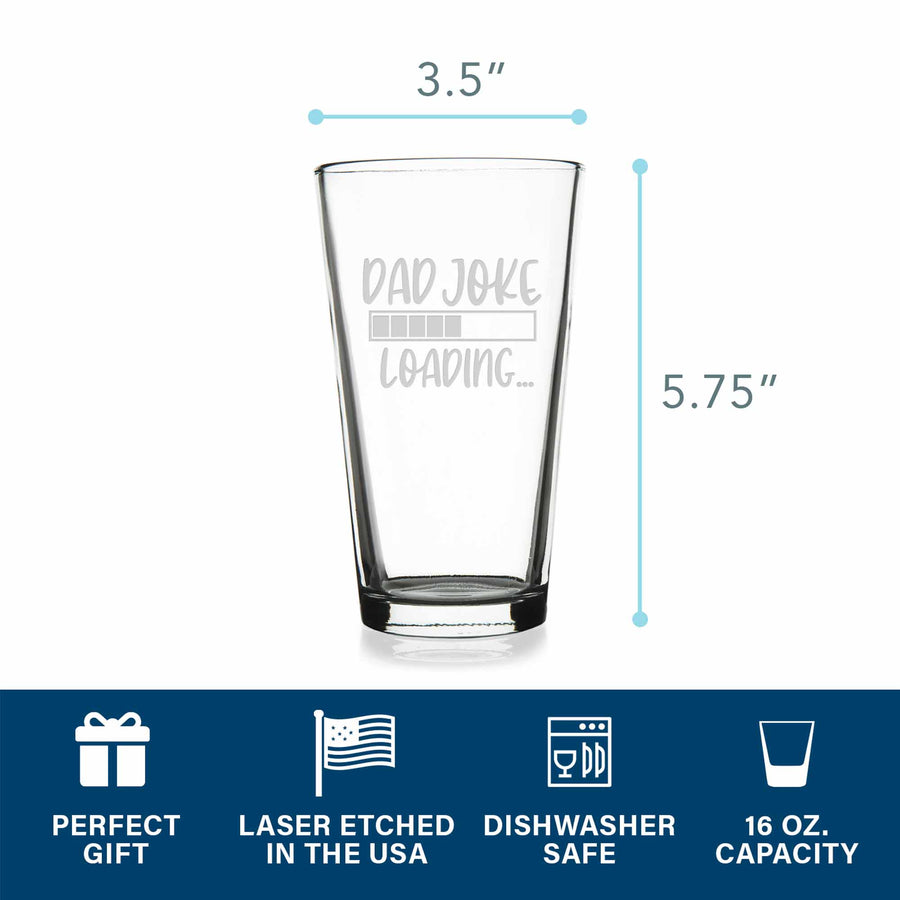 Dad Joke Loading Pint Glass
