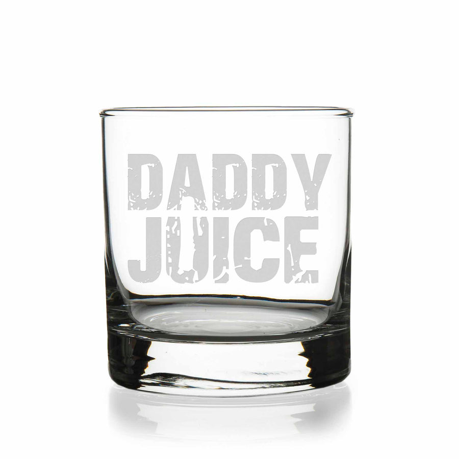 Daddy Juice Dad Life Round Rocks Glass