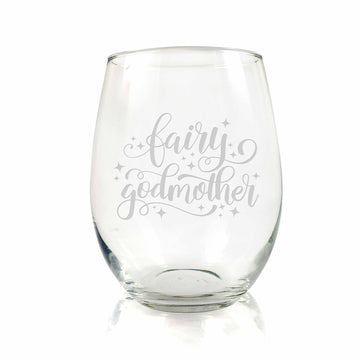 Fairy Godmother Stemless Wine Glass