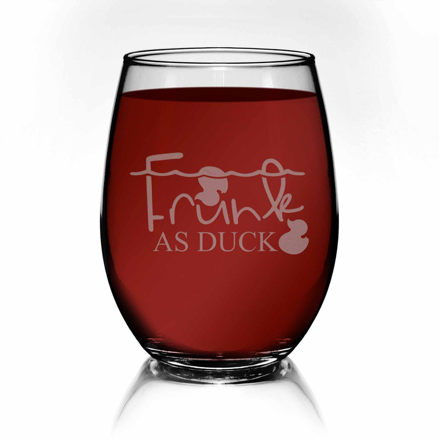 Frunk As Duck Stemless Wine Glass