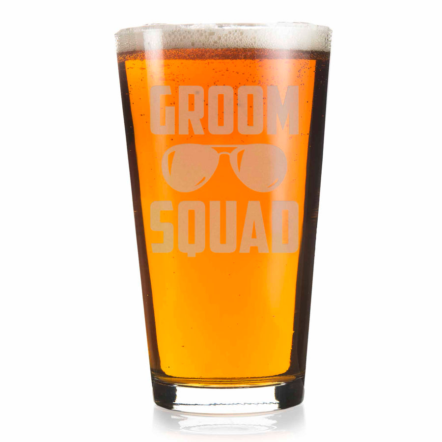 Groom Squad Pint Glass