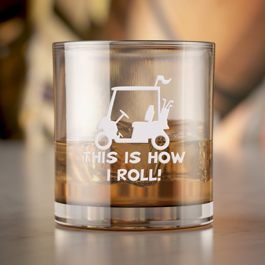 How Roll Golf Cart Round Rocks Glass