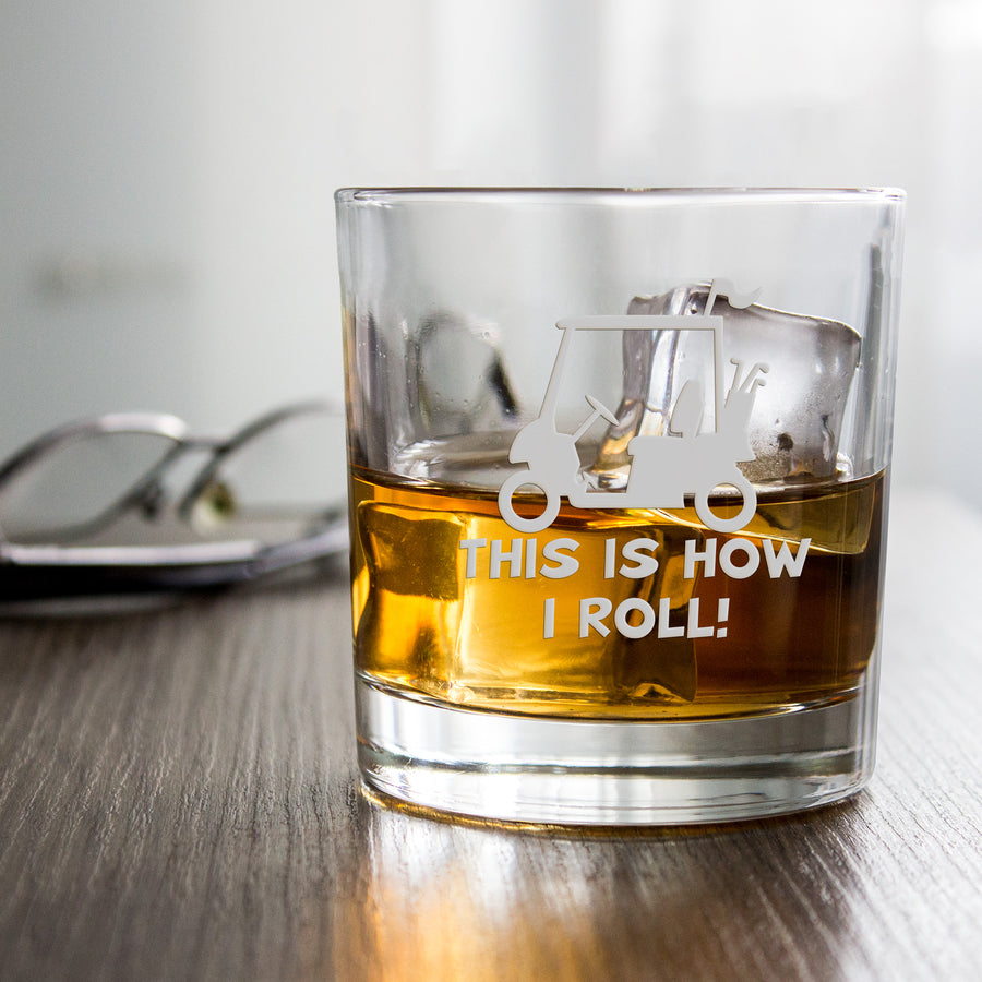 How Roll Golf Cart Round Rocks Glass