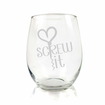 Screwit Stemless Wine Glass