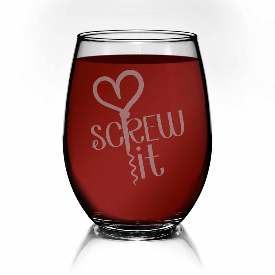 Screwit Stemless Wine Glass